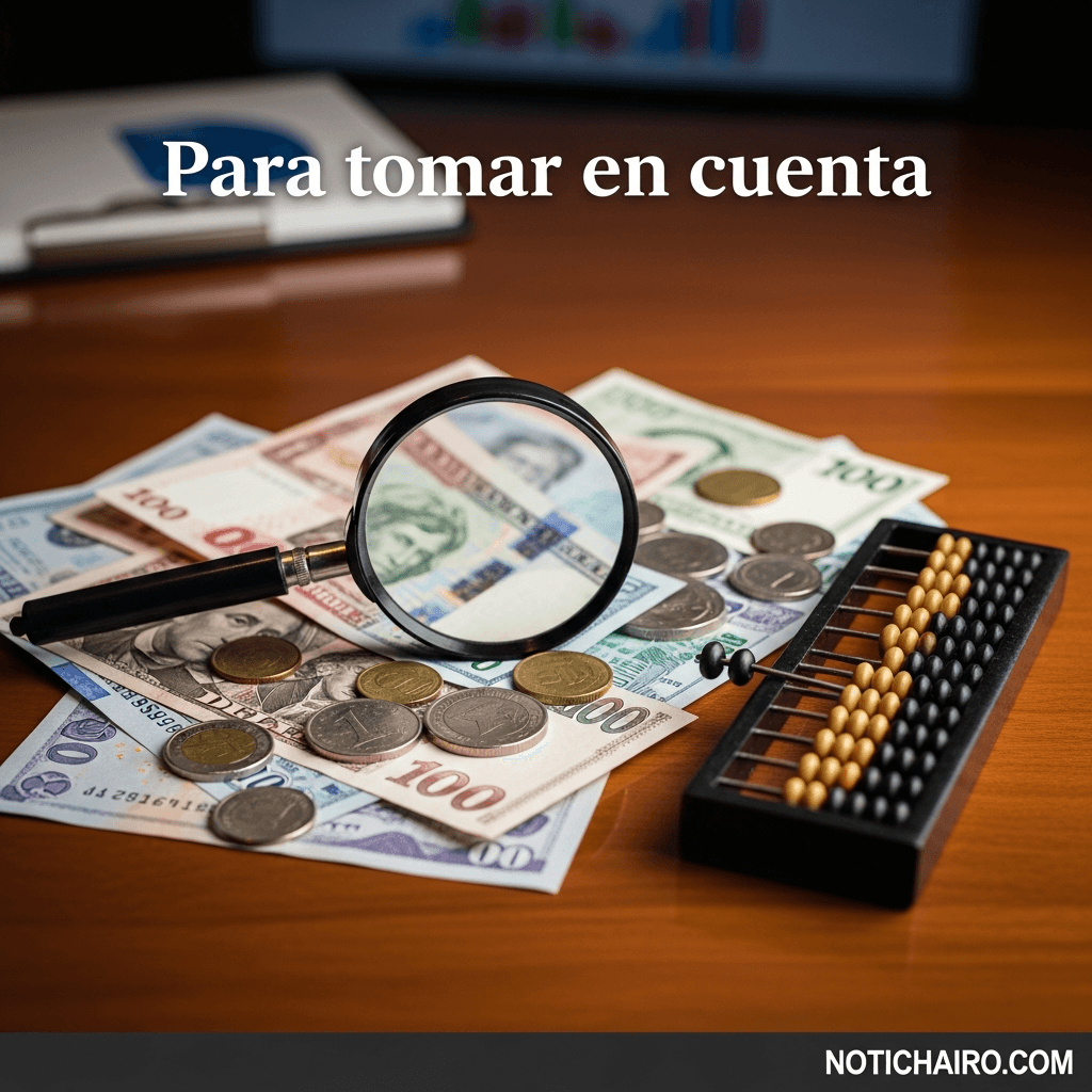 Para tomar  en cuenta   