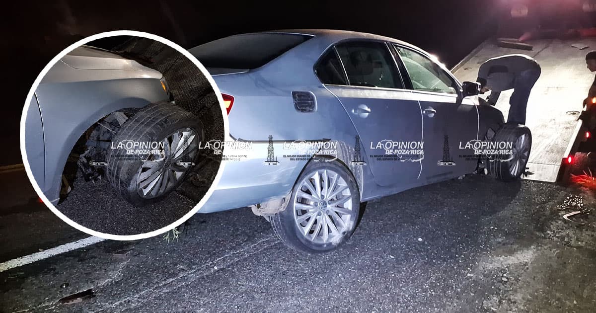 Exceso de velocidad provocó el accidente