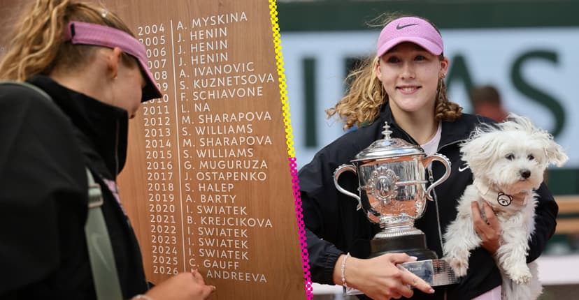 ¿1 de 25? Mirra Andreeva, la tenista que quiere superar a Djokovic no tuvo rival en Roland Garros
