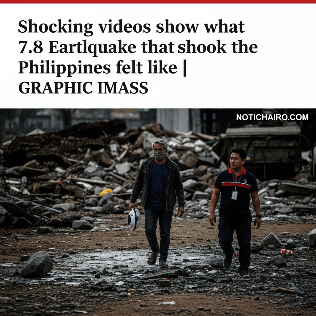 Impactantes videos muestran cómo se sintió el terremoto de 7.8 que sacudió a Filipinas | IMÁGENES FUERTES