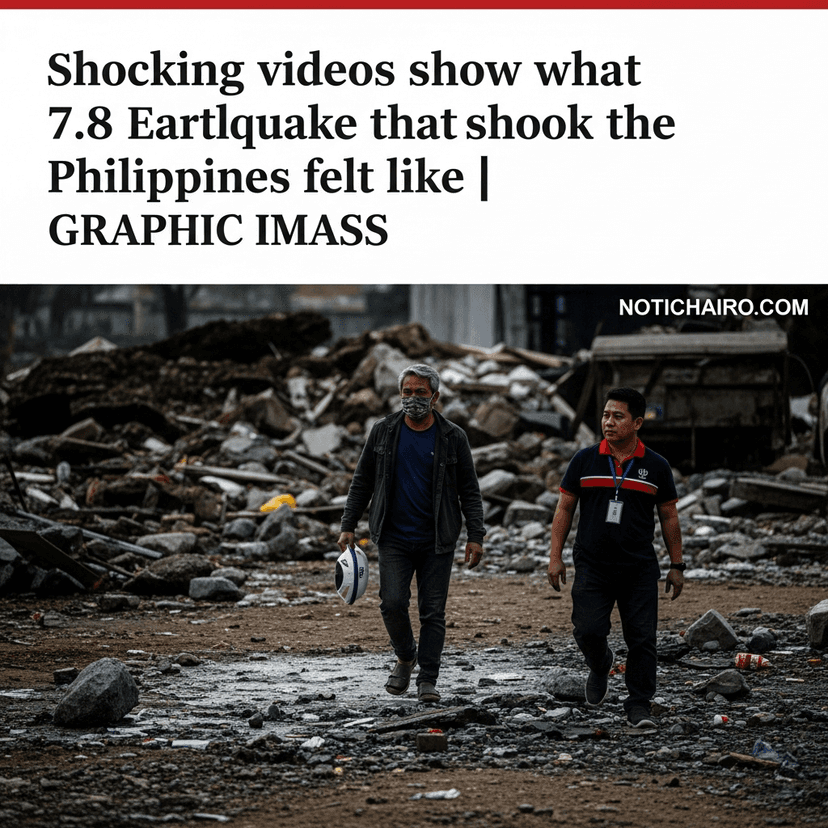 Impactantes videos muestran cómo se sintió el terremoto de 7.8 que sacudió a Filipinas | IMÁGENES FUERTES