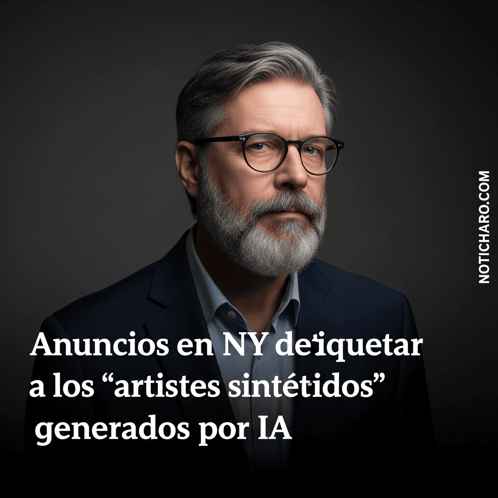 Anuncios en NY deben etiquetar a los “artistas sintéticos” generados por IA