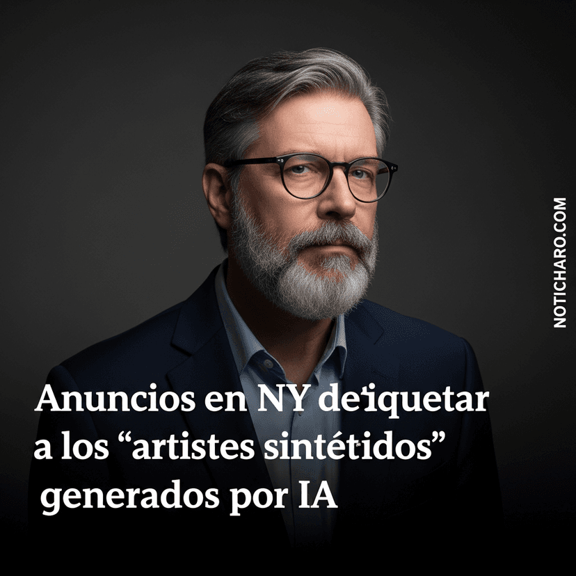 Anuncios en NY deben etiquetar a los “artistas sintéticos” generados por IA