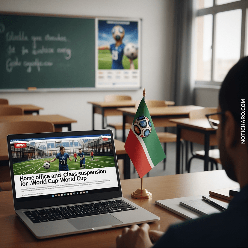 Decretan home office y suspensión de clases por partidos del Mundial