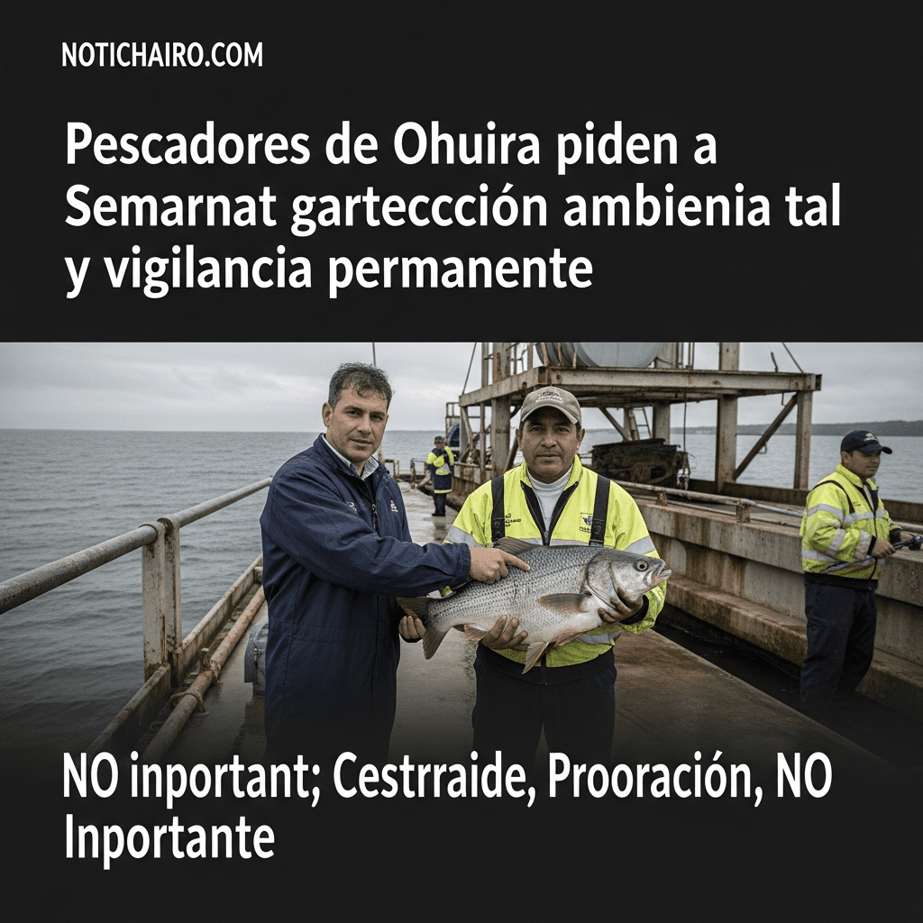Pescadores de Ohuira piden a Semarnat garantizar protección ambiental y vigilancia permanente
