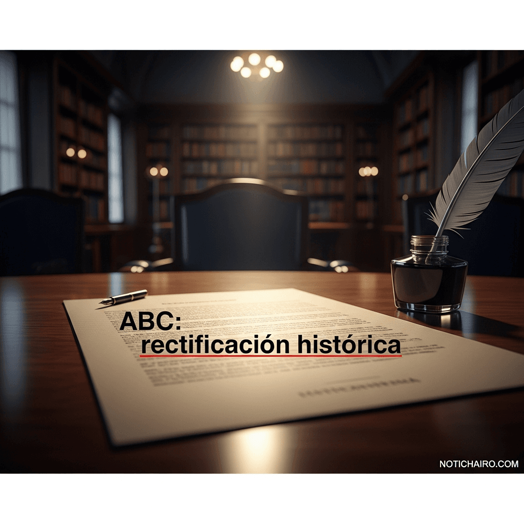 Editorial: ABC: rectificación histórica