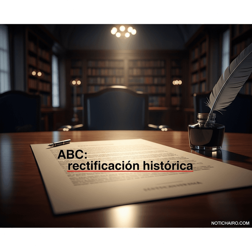 Editorial: ABC: rectificación histórica