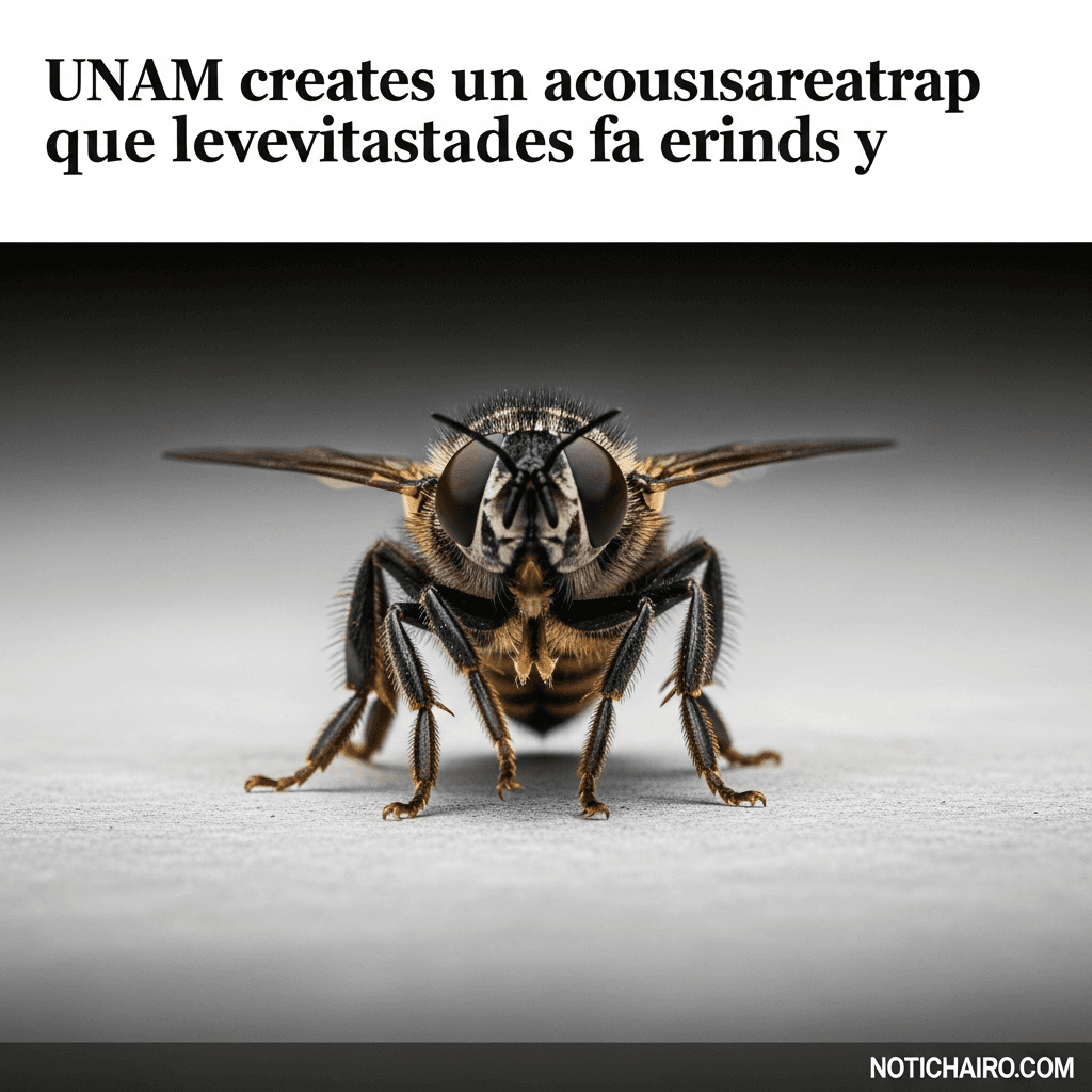 La UNAM crea una trampa acústica que hace levitar moscas y abejas