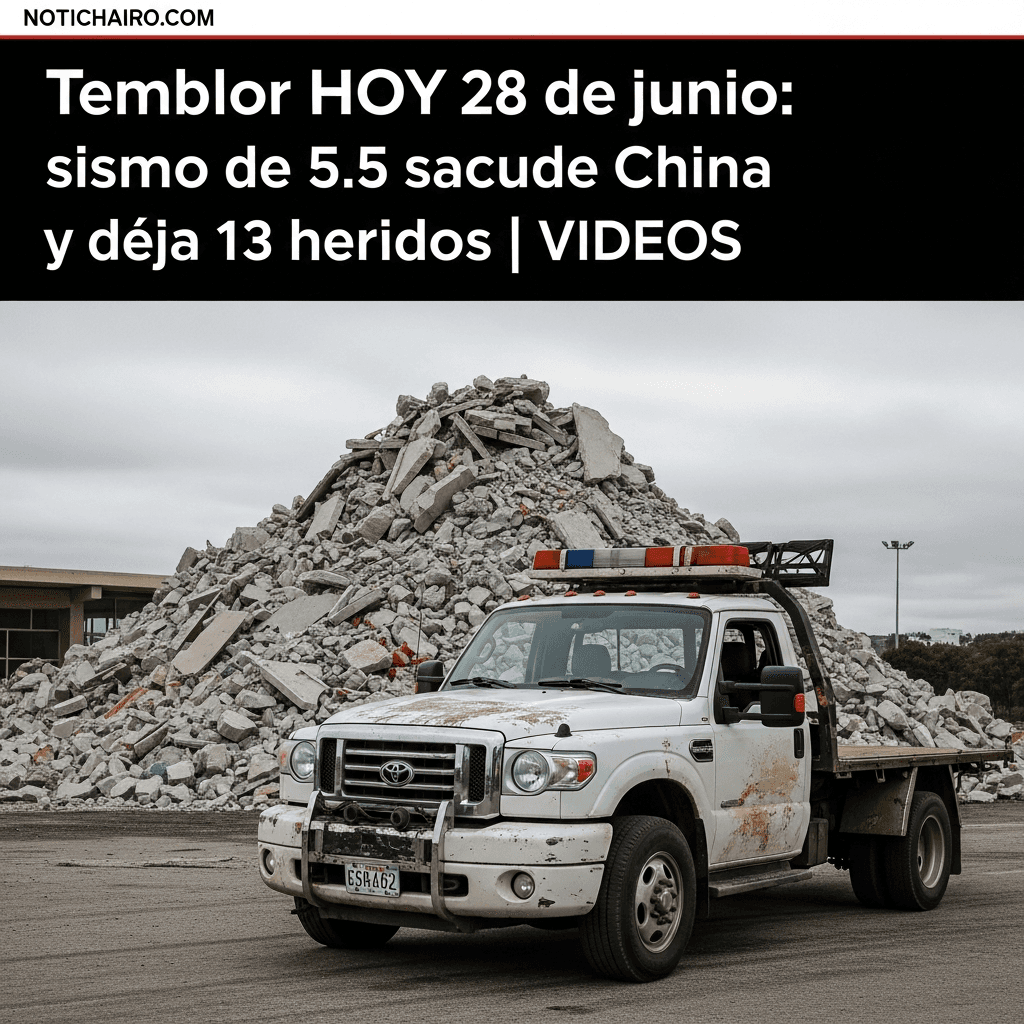 Temblor HOY 28 de junio: sismo de 5.5 sacude China y deja 13 heridos | VIDEOS