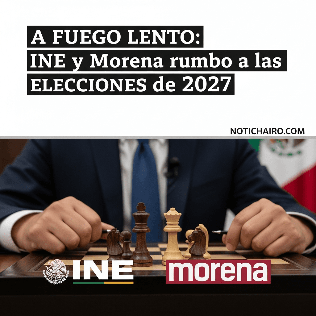 A Fuego Lento: INE y Morena rumbo a las elecciones de 2027