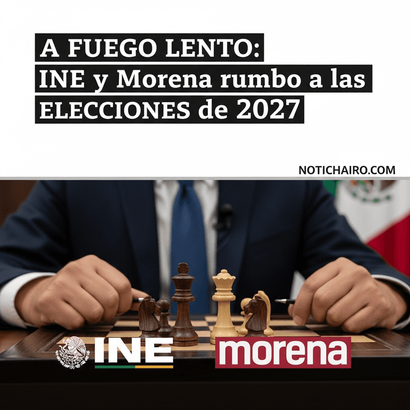 A Fuego Lento: INE y Morena rumbo a las elecciones de 2027