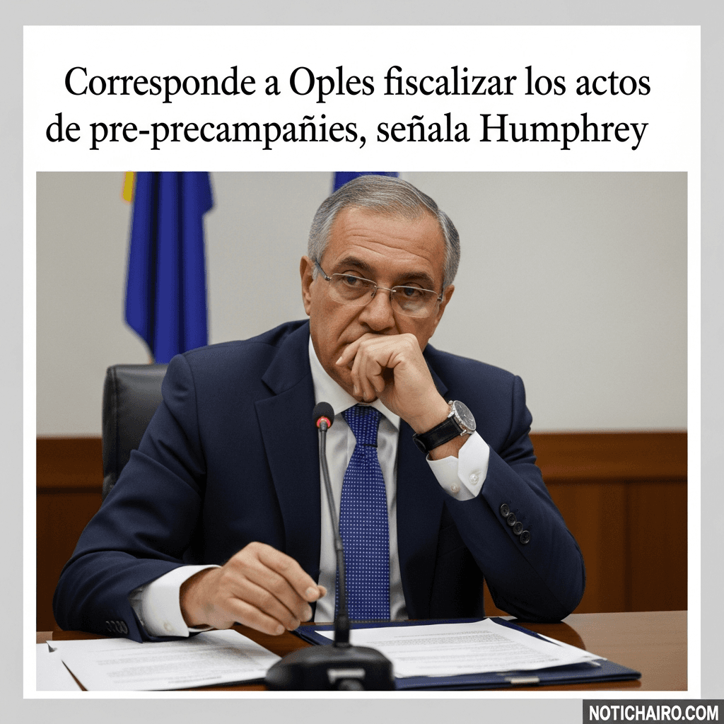 Corresponde a Oples fiscalizar los actos de pre-precampañas, señala Humphrey
