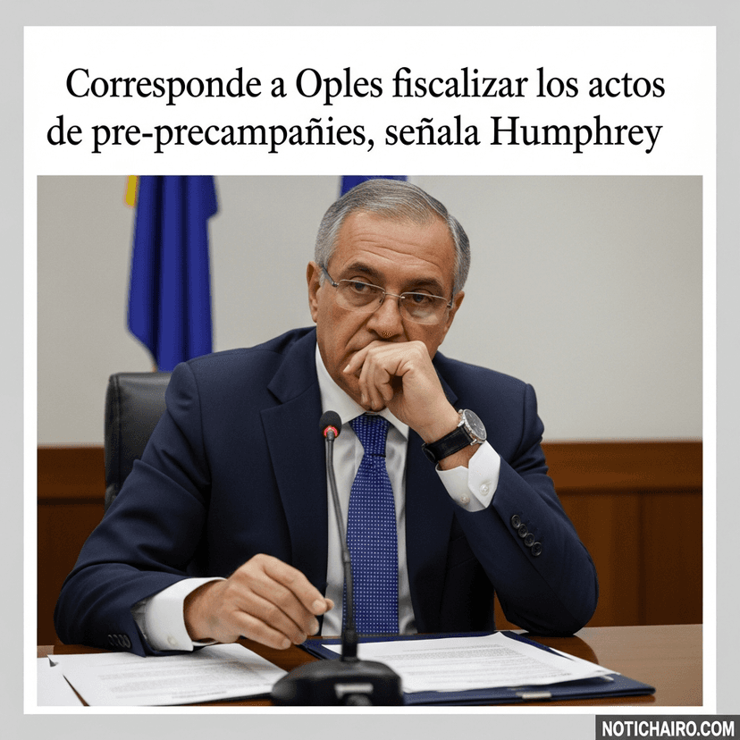 Corresponde a Oples fiscalizar los actos de pre-precampañas, señala Humphrey