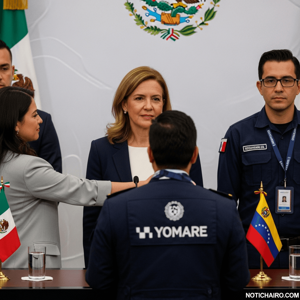 Sheinbaum reconoce al agrupamiento Yomare por misión humanitaria en Venezuela