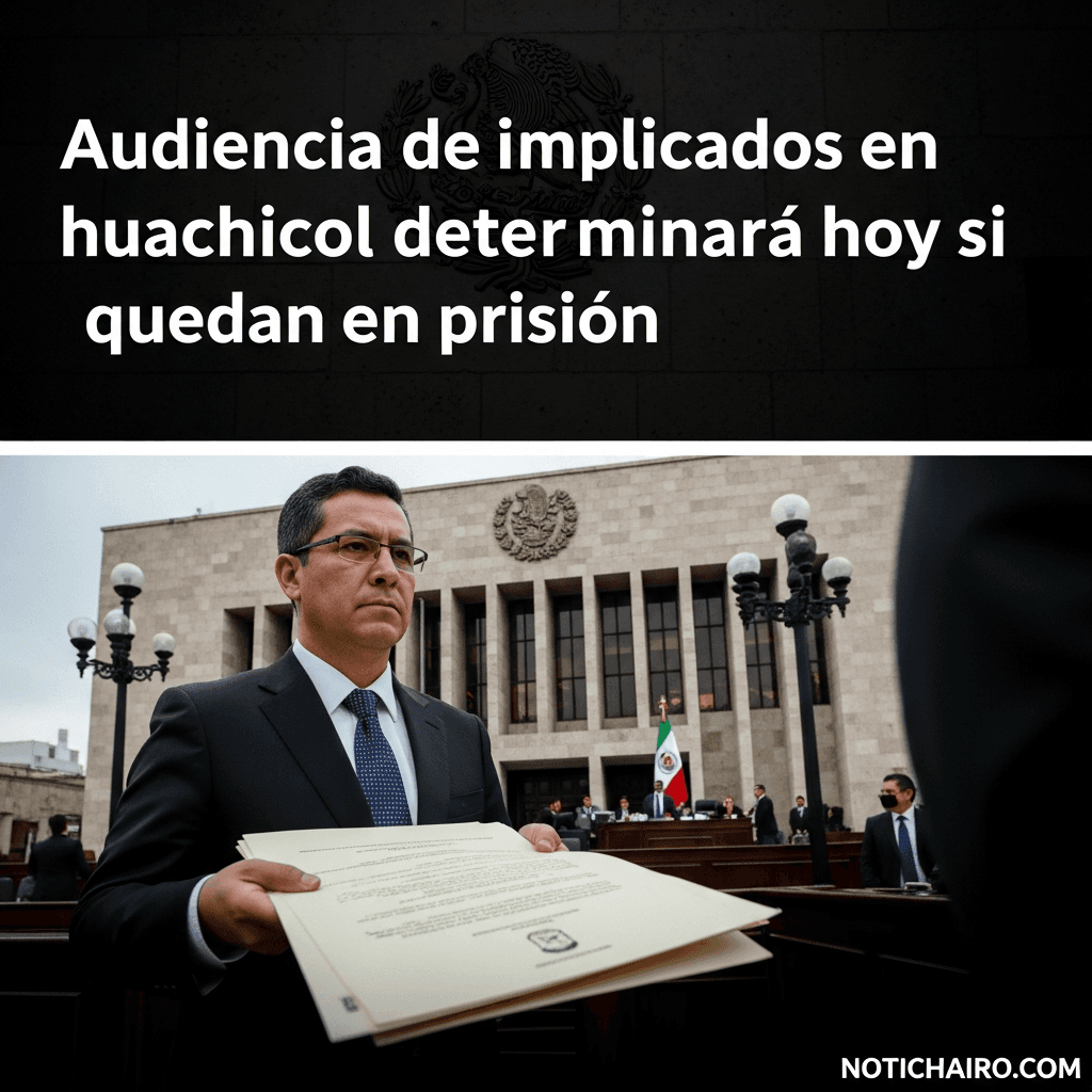 Audiencia de implicados en huachicol determinará hoy si quedan en prisión