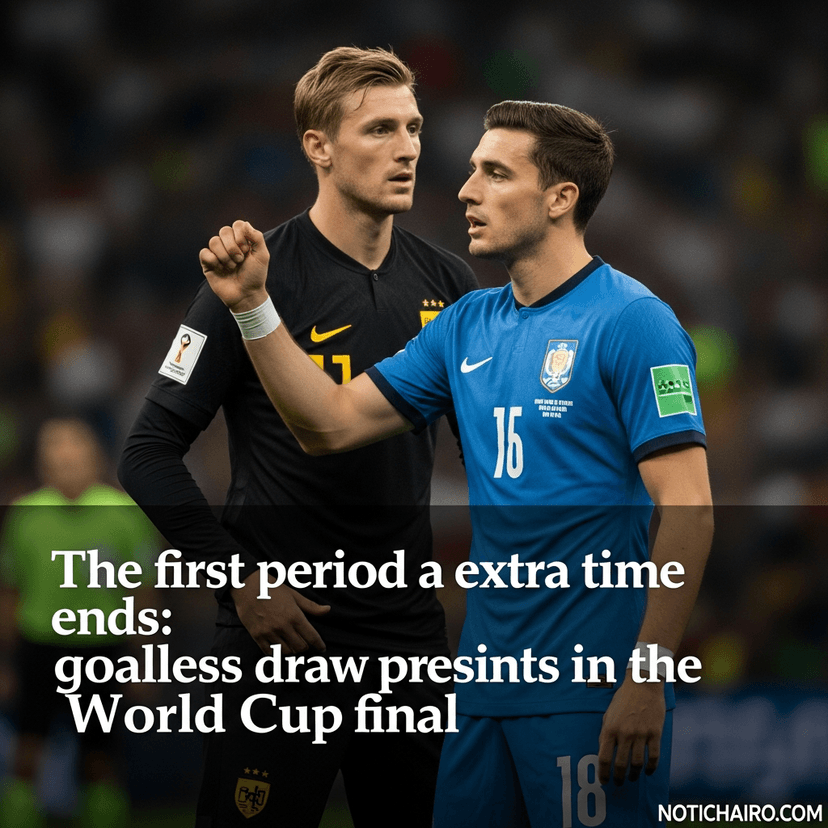 ⚽🏆Termina el primer tiempo suplementario; persiste el empate sin goles en la final del Mundial