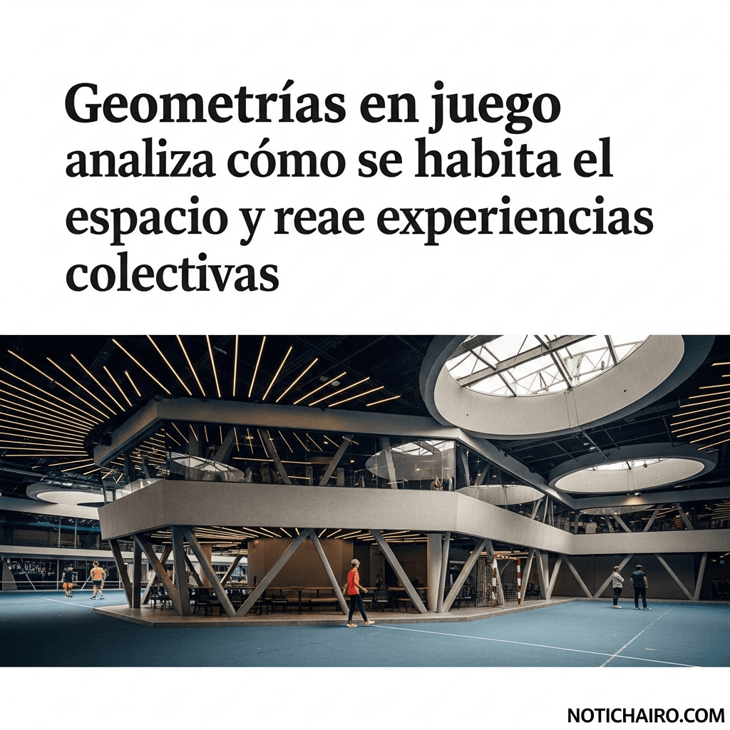 Geometrías en juego analiza cómo se habita el espacio y se crean experiencias colectivas