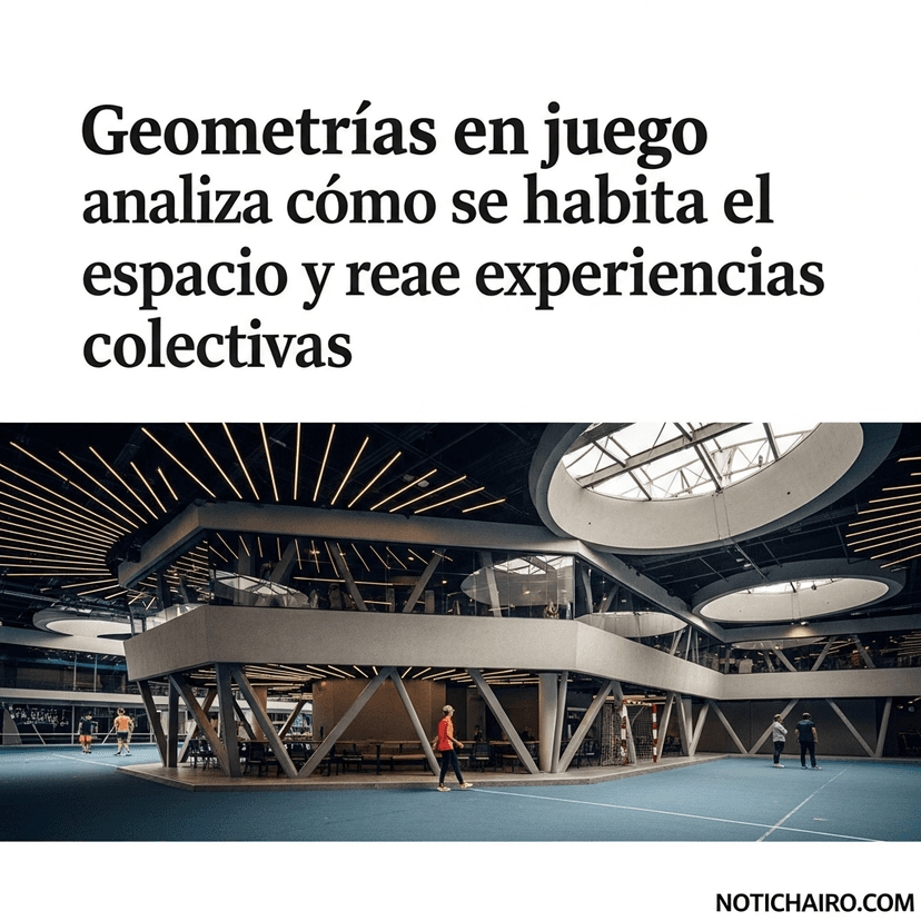 Geometrías en juego analiza cómo se habita el espacio y se crean experiencias colectivas