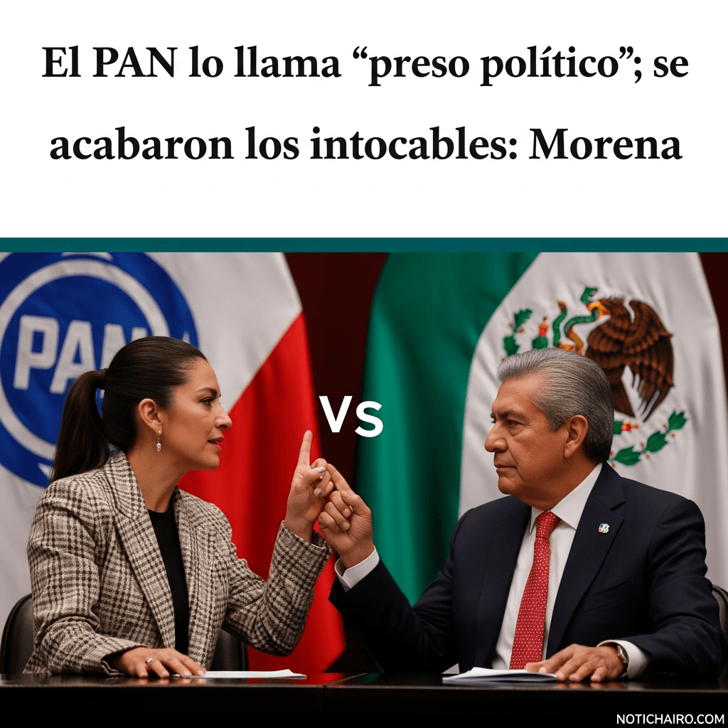 El PAN lo llama “preso político”; se acabaron los intocables: Morena