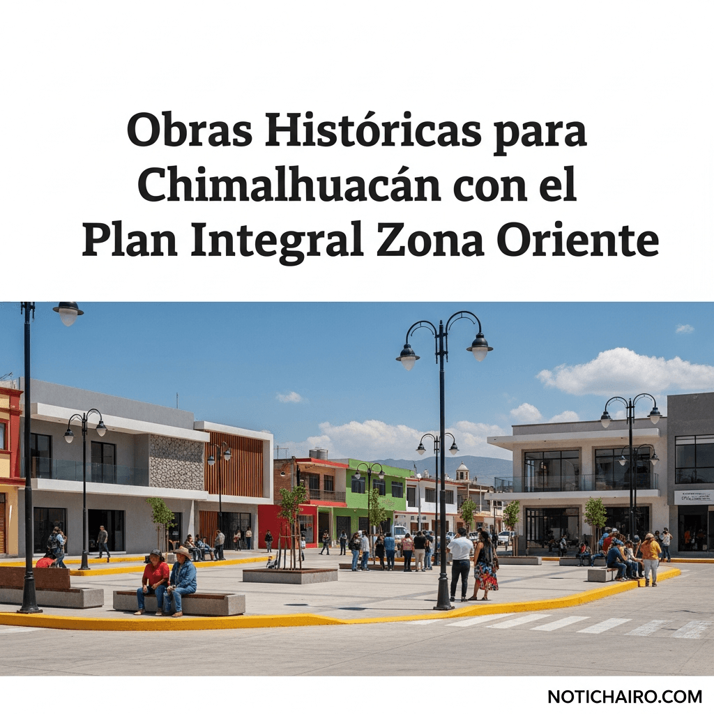 Obras Históricas para Chimalhuacán con el Plan Integral Zona Oriente