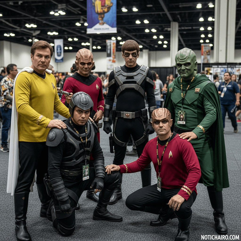 Celebran 60 años de la saga Star Trek en la Comic-Con