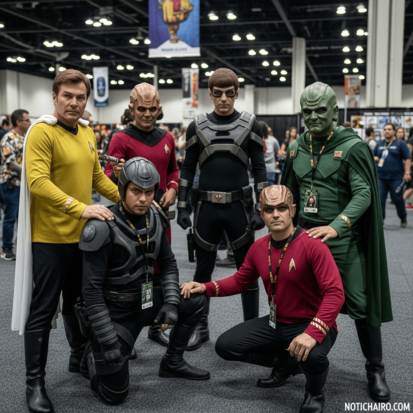 Celebran 60 años de la saga Star Trek en la Comic-Con