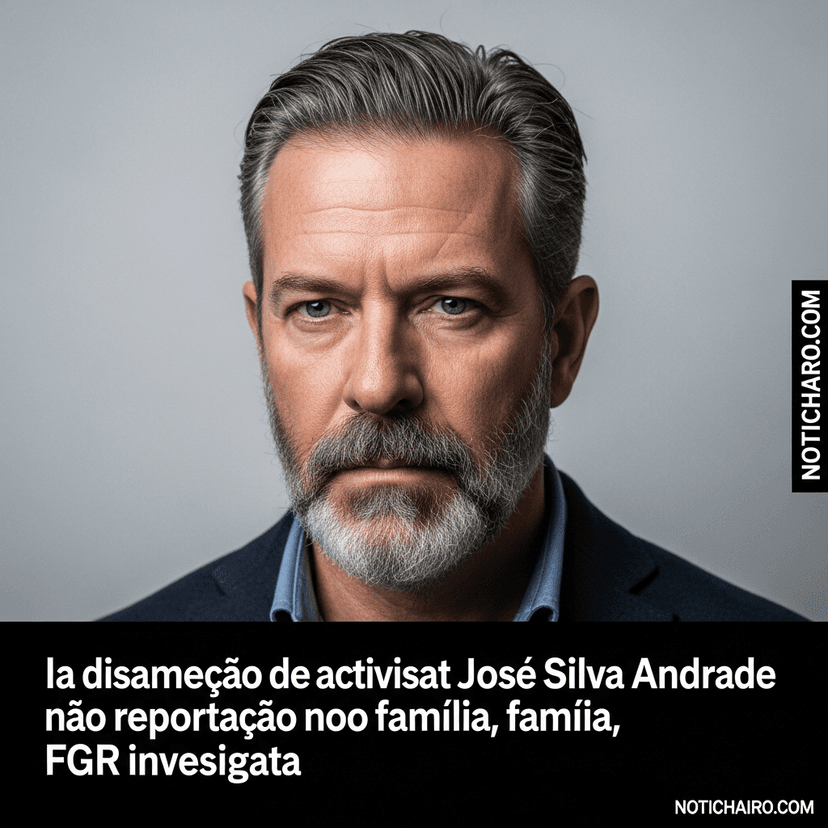 Desaparición del activista José Silva Andrade no fue denunciada por sus familiares, FGR investiga el caso