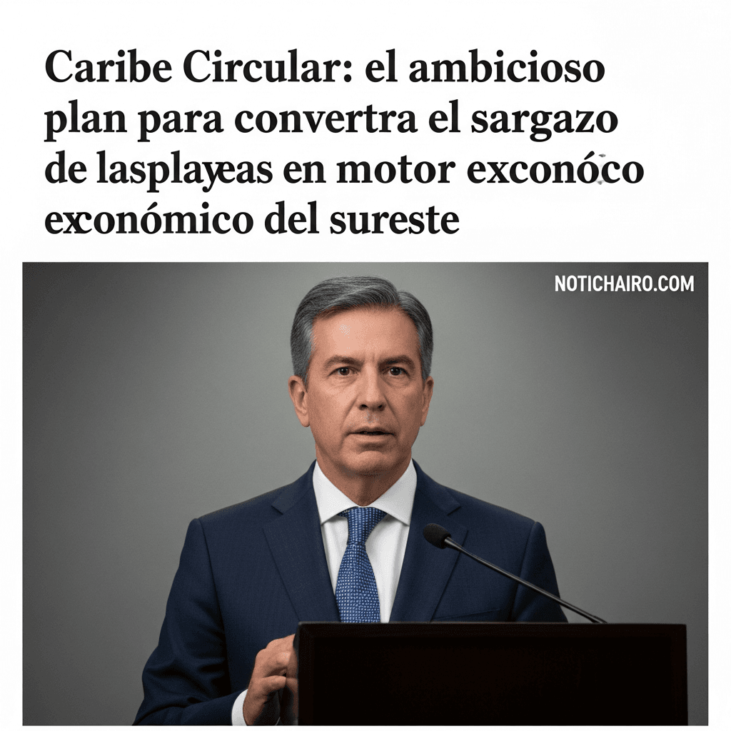 Caribe Circular: el ambicioso plan para convertir el sargazo de las playas en un motor económico del sureste