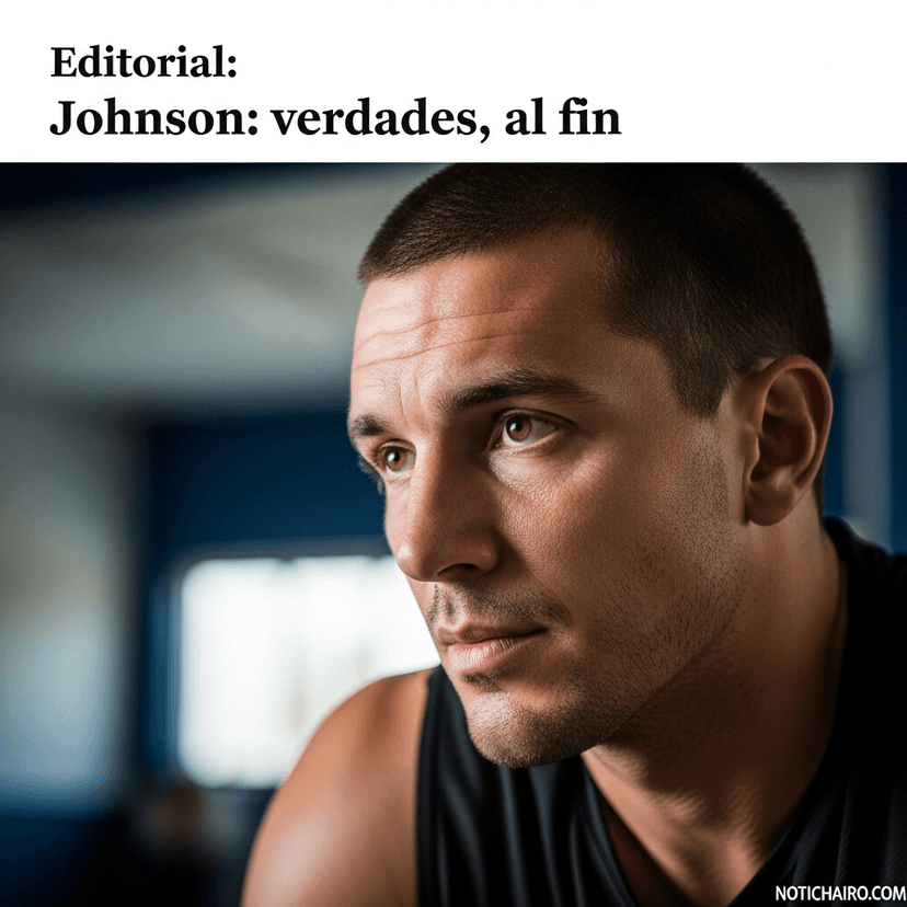 Editorial: Johnson: verdades, al fin