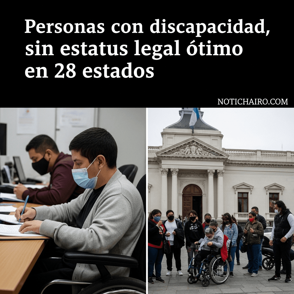 Personas con discapacidad, sin estatus legal óptimo en 28 estados