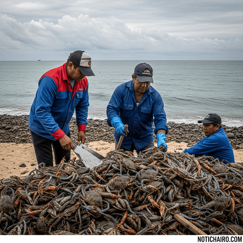 Pescadores de Veracruz denuncian ingreso de forasteros para capturar cangrejo azul