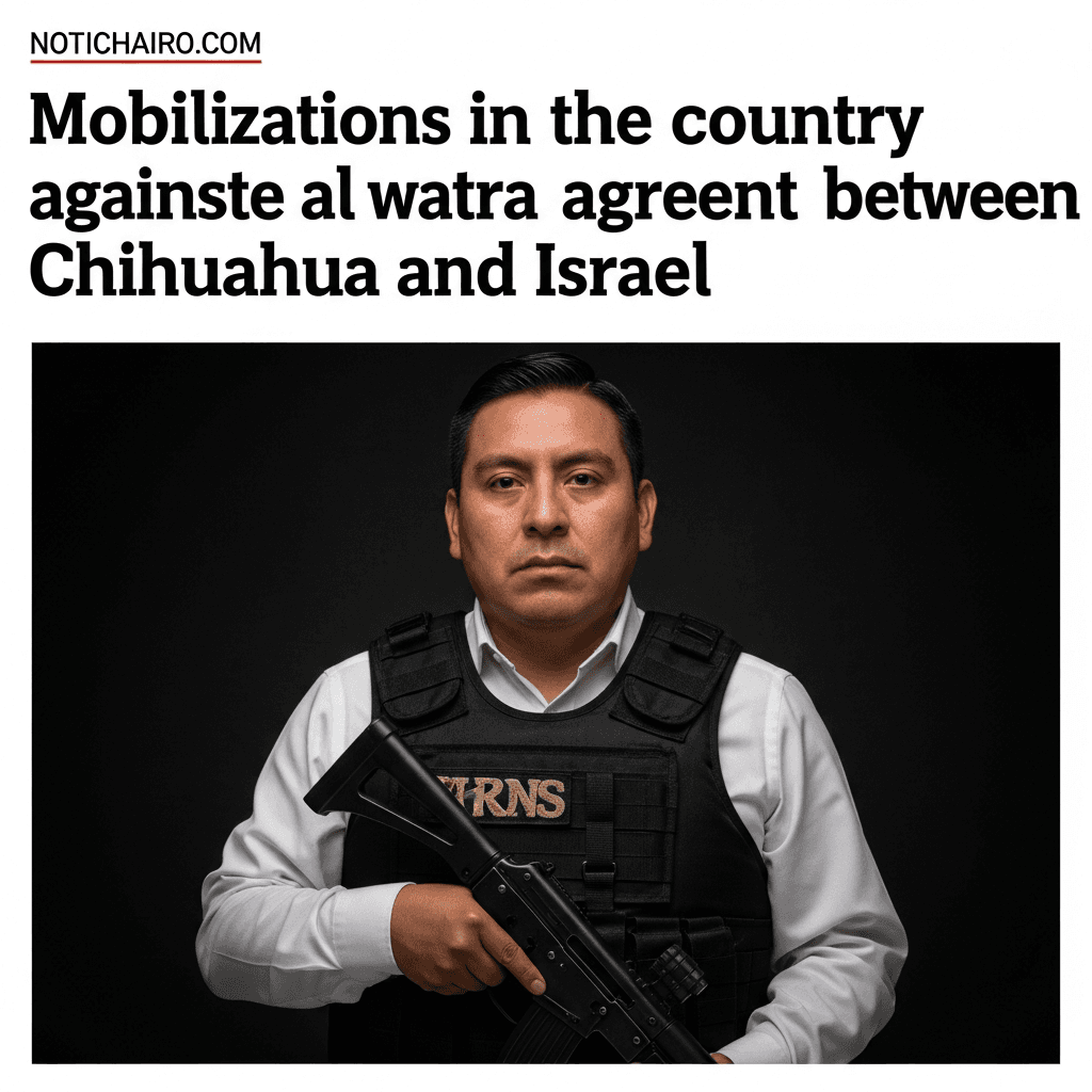 Movilizaciones en el país contra el acuerdo hídrico entre Chihuahua e Israel