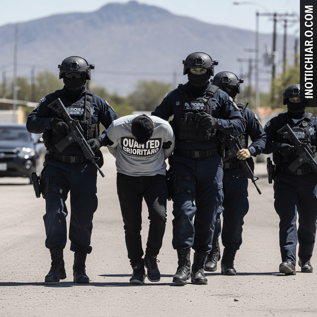 Detienen en Sonora a objetivo prioritario buscado por Estados Unidos
