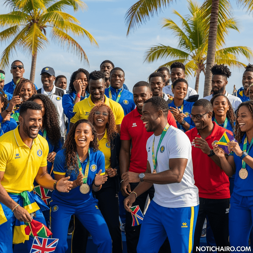Disfrutan atletas clausura caribeña