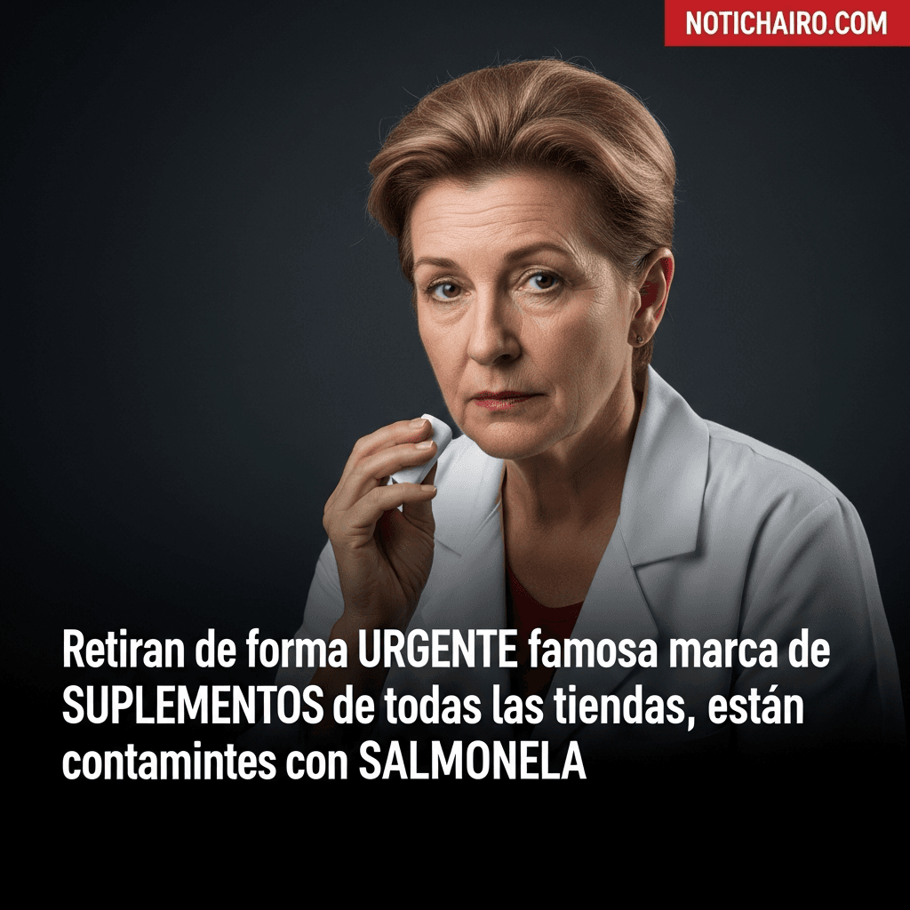 Retiran de forma URGENTE famosa marca de SUPLEMENTOS de todas las tiendas, están contaminados con SALMONELA