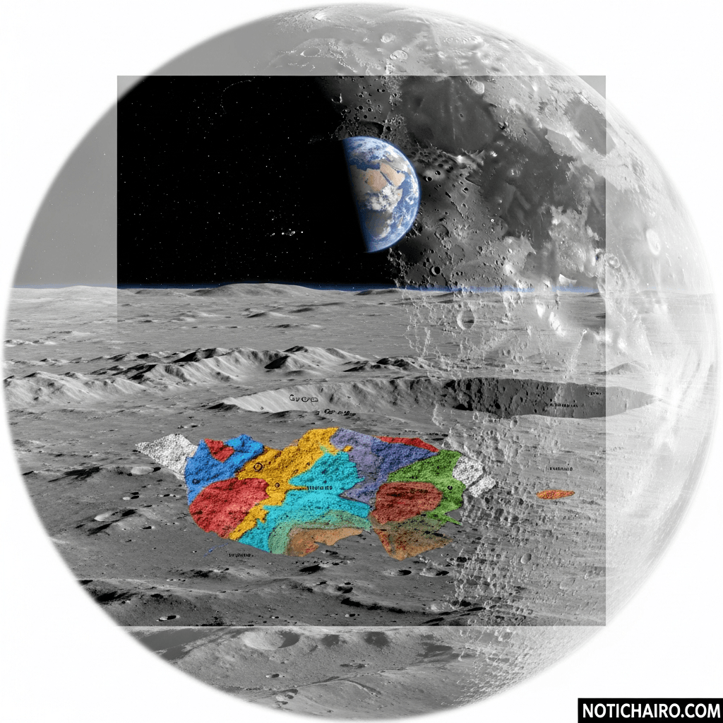 Mapa geológico chino sobre la Luna explora la evolución del sistema solar