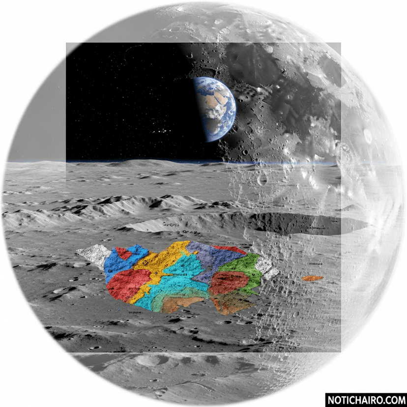 Mapa geológico chino sobre la Luna explora la evolución del sistema solar