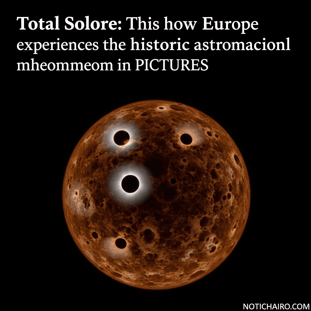Eclipse solar total: así es como Europa vive en IMÁGENES el histórico fenómeno astronómico