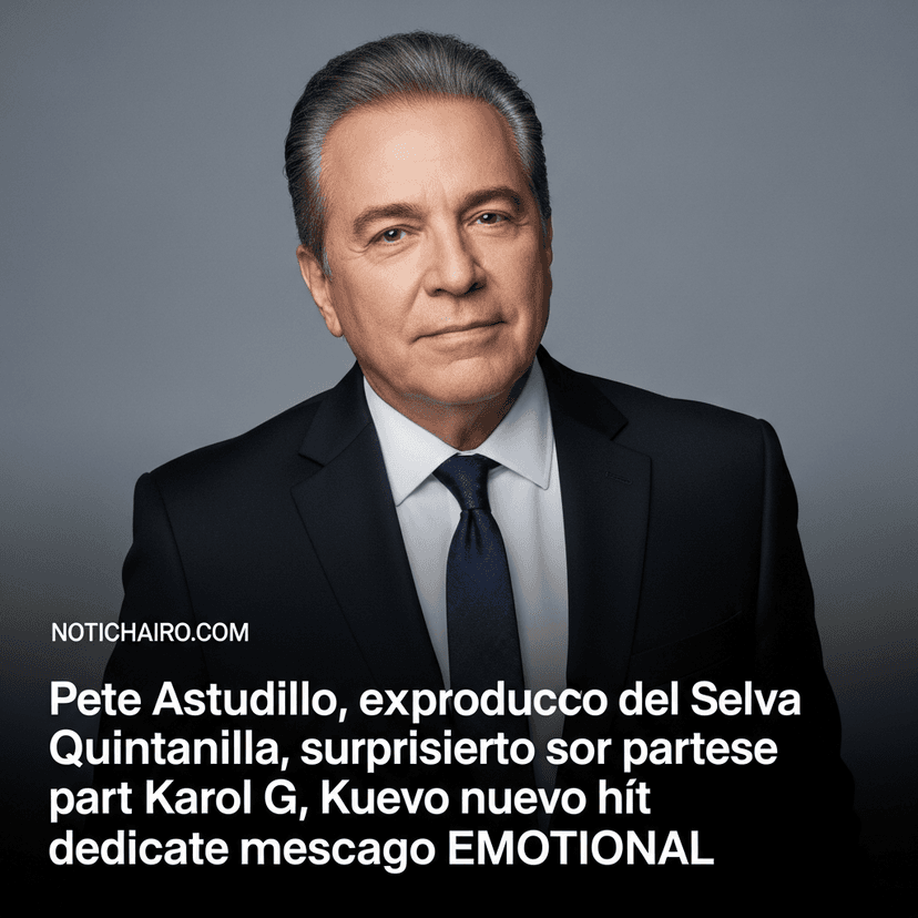Pete Astudillo, exproductor de Selena Quintanilla, sorprende al ser parte del nuevo éxito de Karol G y le dedica EMOTIVO mensaje