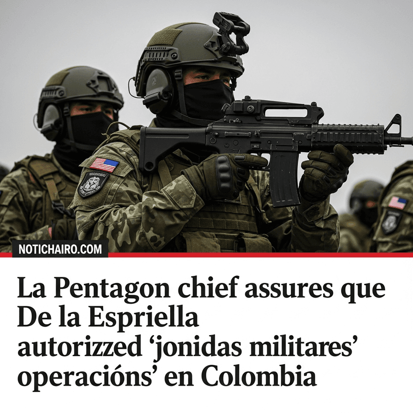 El jefe del Pentágono asegura que De la Espriella autorizó "operaciones militares conjuntas" en Colombia