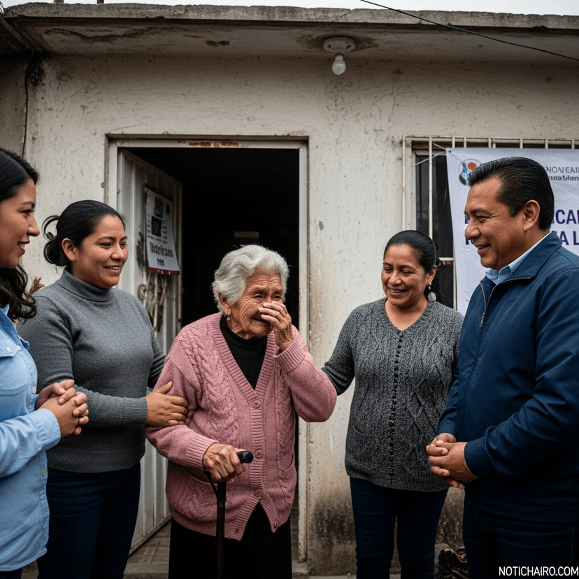 Lupita, de 102 años, recupera su casa en Naucalpan tras despojo en 2018