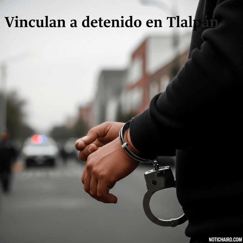 Vinculan a detenido en Tlalpan
