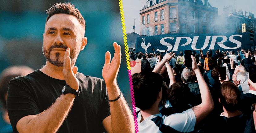 A evitar el descenso: Roberto De Zerbi es el nuevo entrenador del Tottenham