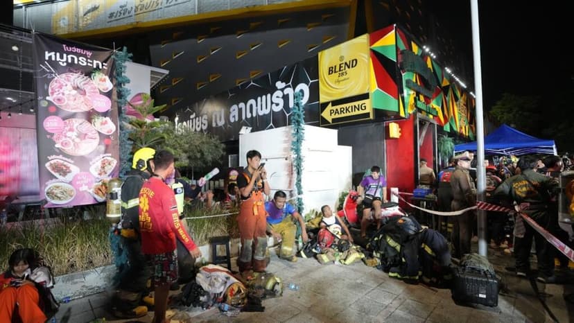 Al menos 27 muertos deja un incendio en un bar de Bangkok