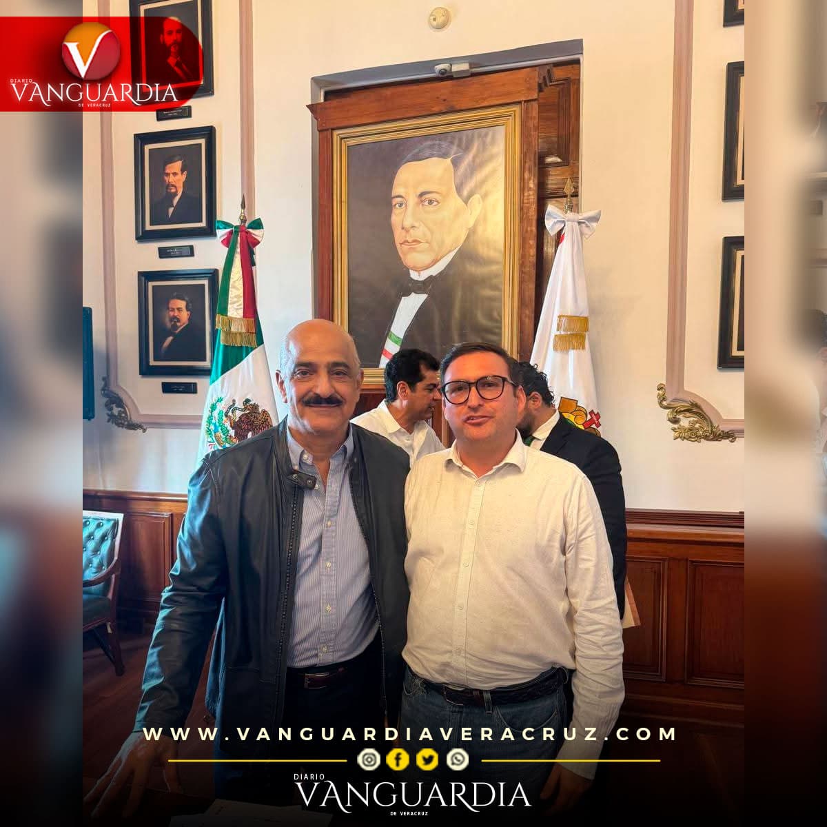 Alcalde Gonzalo Flores Castellanos participa en encuentro de trabajo en Xalapa