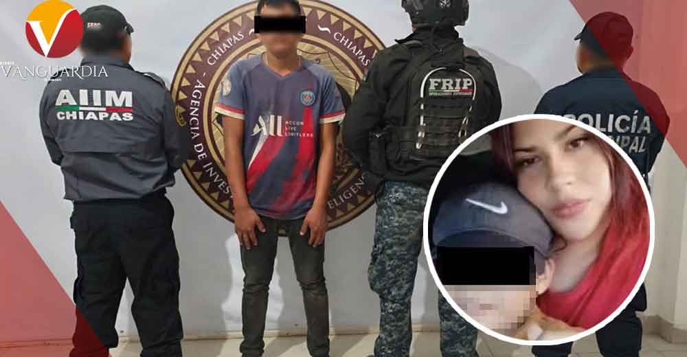 ¡Aprehenden a Jesús “N” por el presunto homicidio de su esposa y de su hijo, en Villa Corzo!