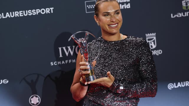 Aryna Sabalenka brilla en madrid en la gala de los premios Laureus