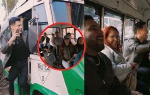 Banda MS se sube a una microbús a cantar 'Mi mayor anhelo' y el VIDEO se hace viral
