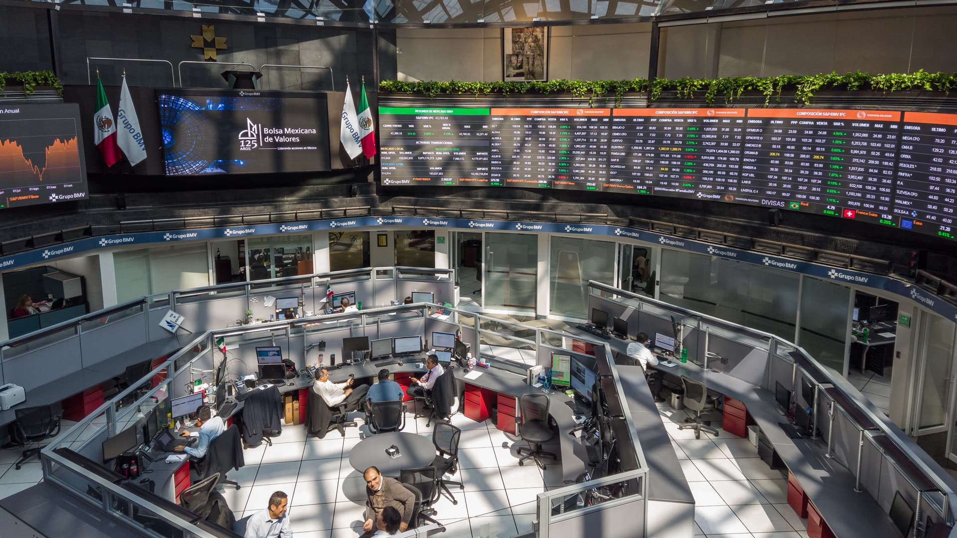 Bolsa mexicana avanza 0.72% tras alcanzar nuevo hito intradía