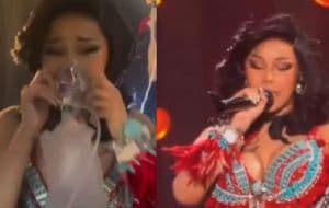 Cardi B preocupa a sus seguidores tras ser vista usando un tanque de oxígeno luego de un concierto | VIDEO